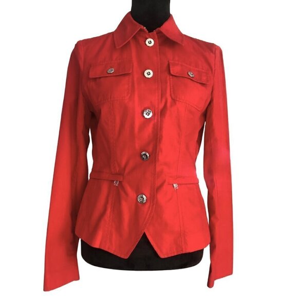 Jones New York Jackets & Blazers - Jones New York Signature Red Jacket